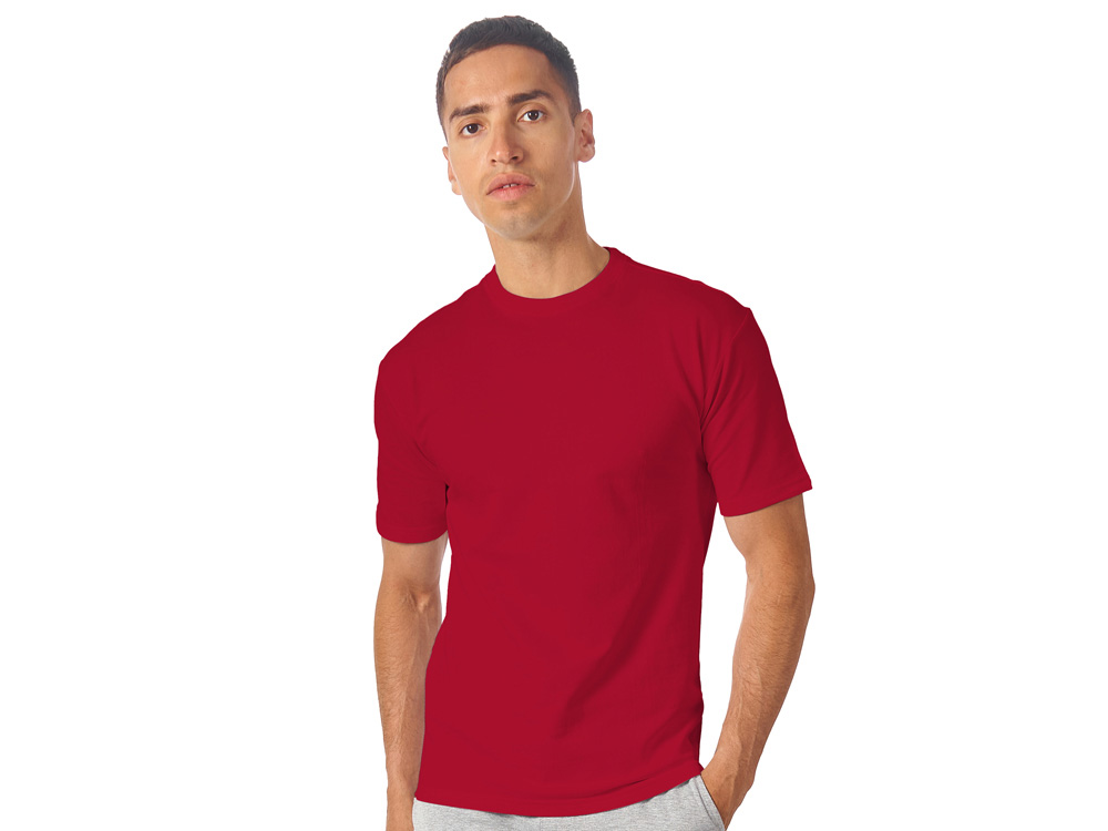 Футболка из френч терри «Warsaw», унисекс, красный — изображение 2