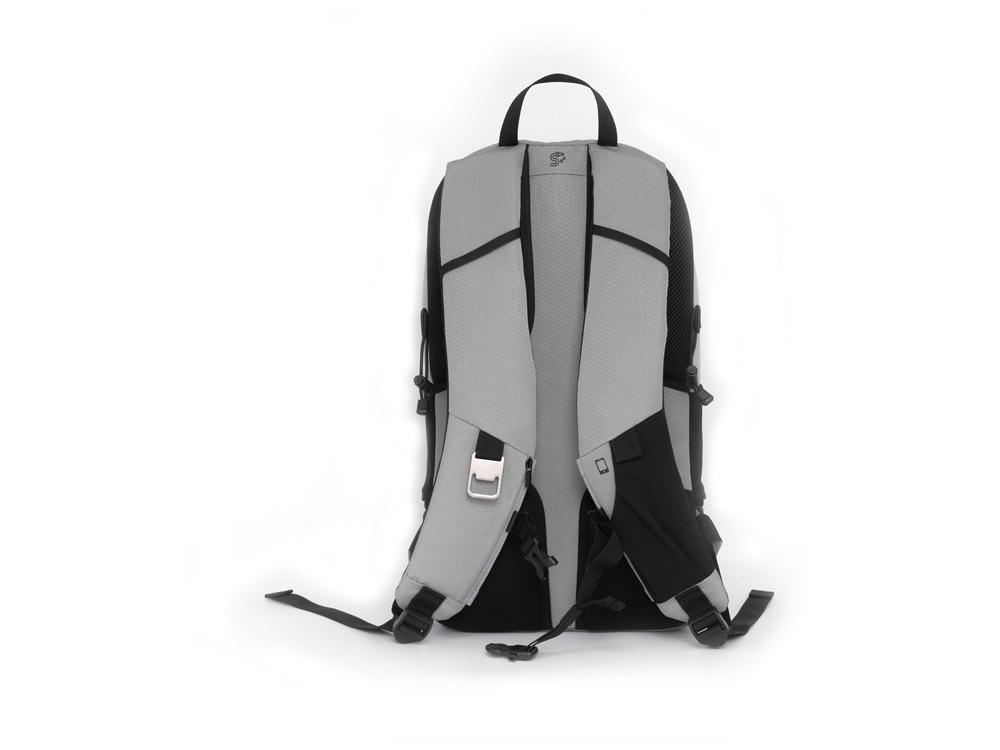 Рюкзак Nomad для ноутбука 15.6'' из водостойкого переработанного пластика с изотермическим отделением, серый — изображение 4
