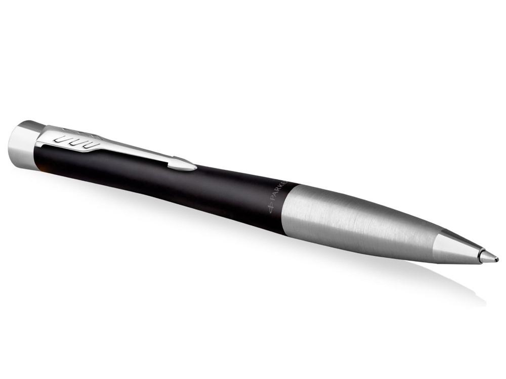 Ручка Parker шариковая «Urban Muted Black CT», черный матовый/серебристый — изображение 3