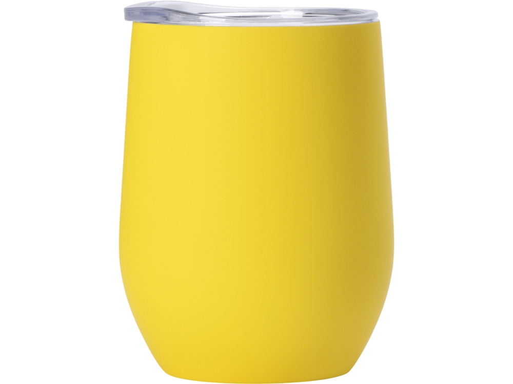 Термокружка «Vacuum mug C1», soft touch, 370 мл, желтый — изображение 3