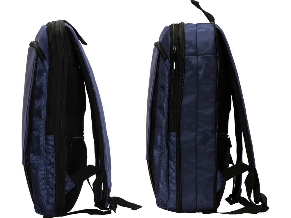 Расширяющийся рюкзак Slimbag для ноутбука 15,6", синий — изображение 5
