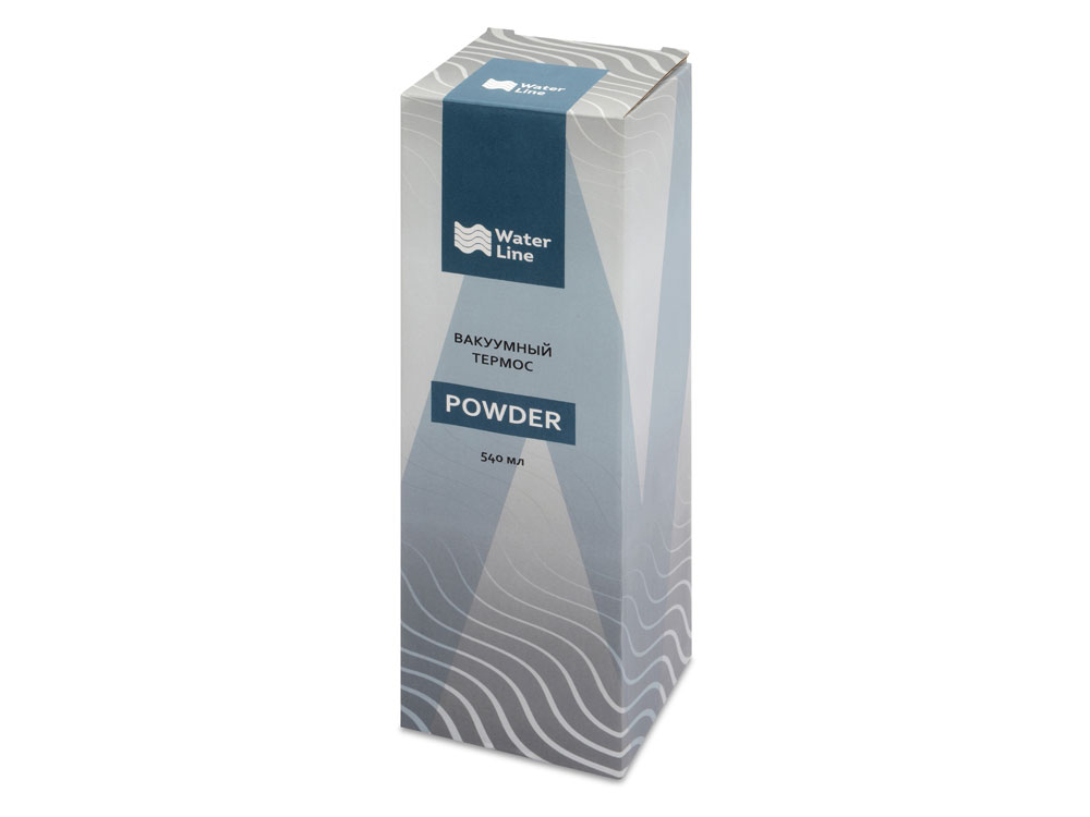 Вакуумный термос «Powder», серый — изображение 8