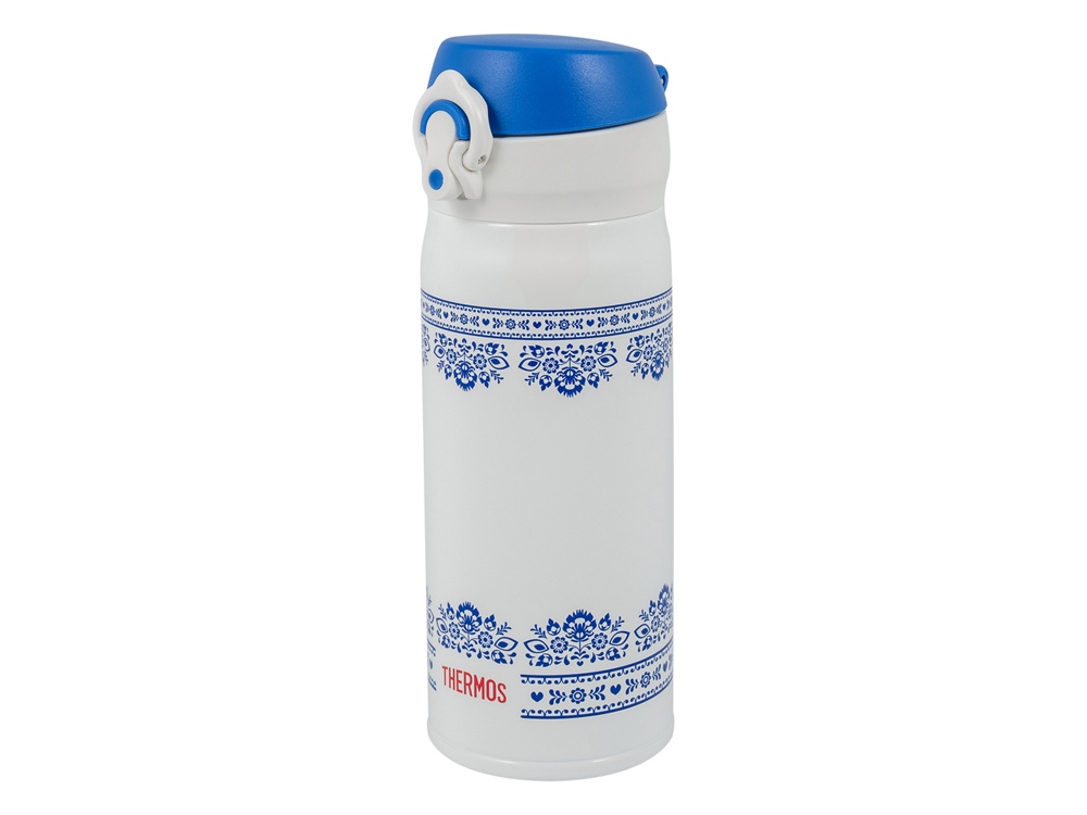 Термокружка Thermos JNL-402, бело-синий
