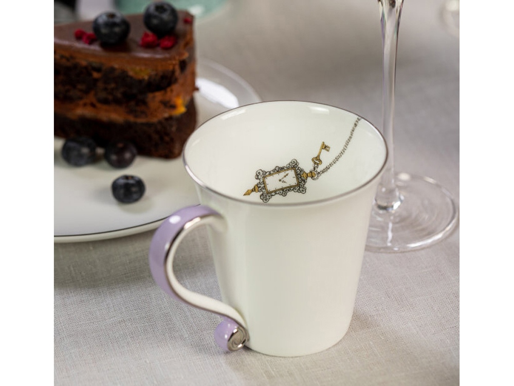Кружка «CUP ALICE LILAC», белый — изображение 5