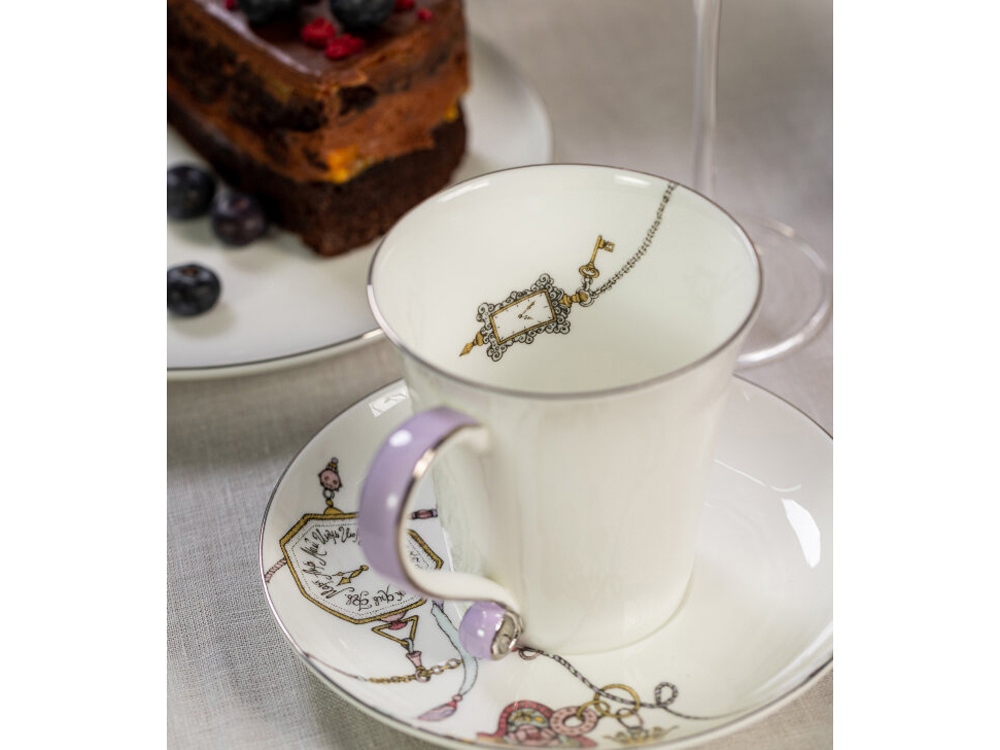 Кружка «CUP ALICE LILAC», белый — изображение 6