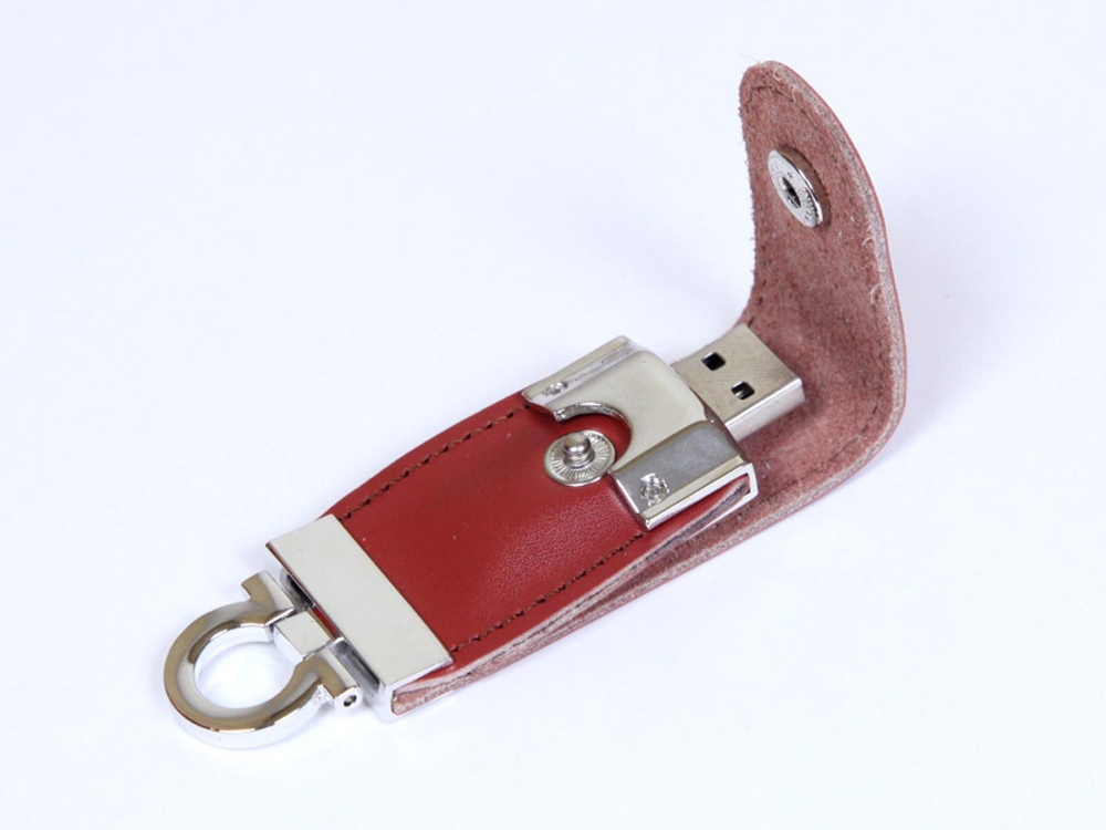 USB 2.0- флешка на 8 Гб в виде брелока, коричневый