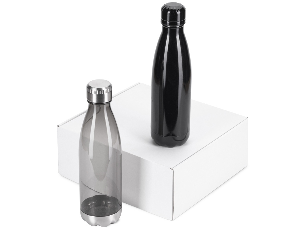 Подарочный набор с термосом и бутылкой «Bottle set», черный