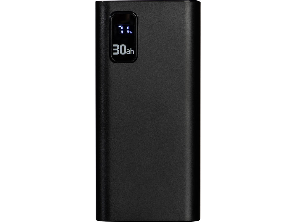 Портативный внешний аккумулятор «FAST», 30000 mAh, черный — изображение 2