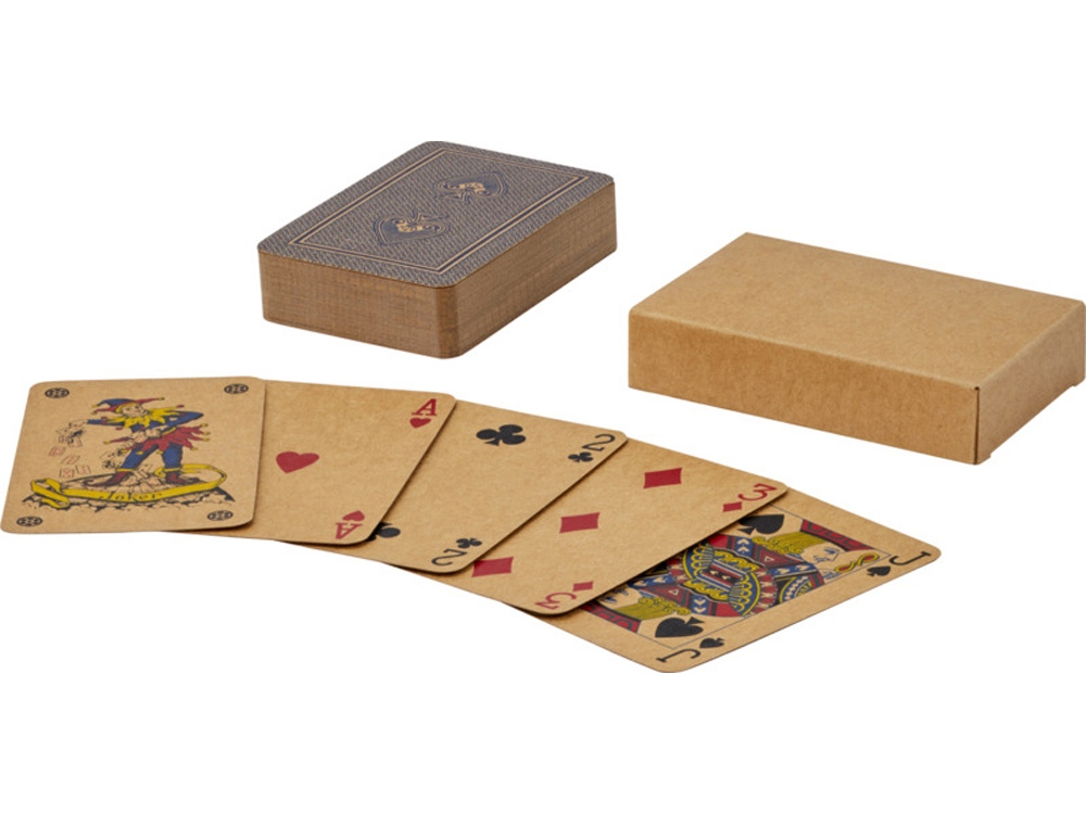 Набор игральных карт «Ace» из крафт-бумаги, натуральный