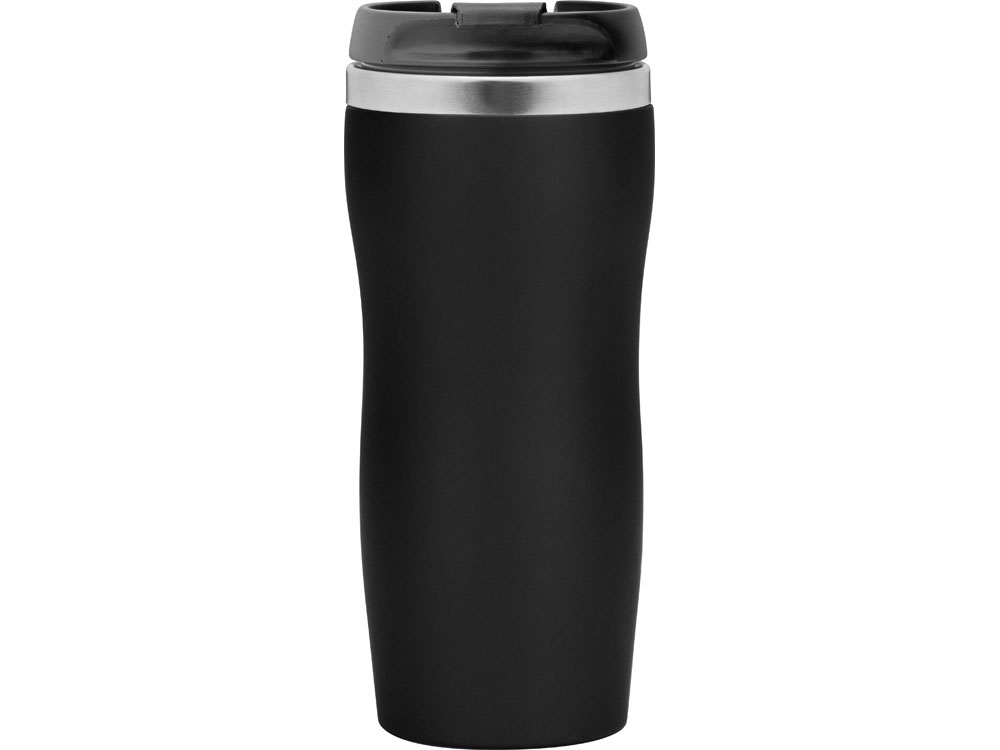 Термокружка «Double wall mug С1» soft-touch, 350 мл, черный — изображение 3