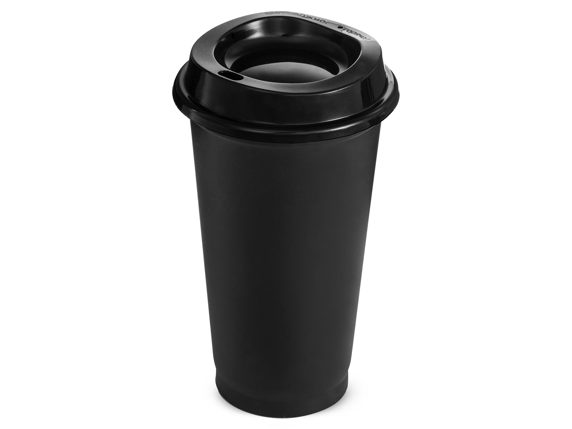 Пластиковый стакан «SipGo», черный