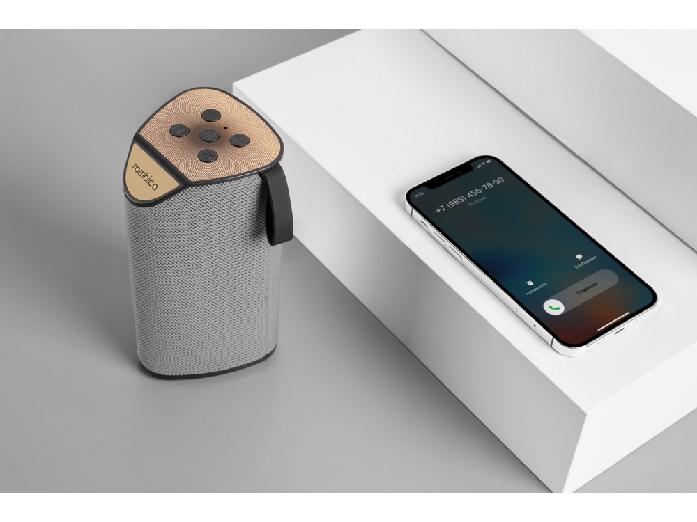 Портативная колонка «Mysound Tetria», серый — изображение 4