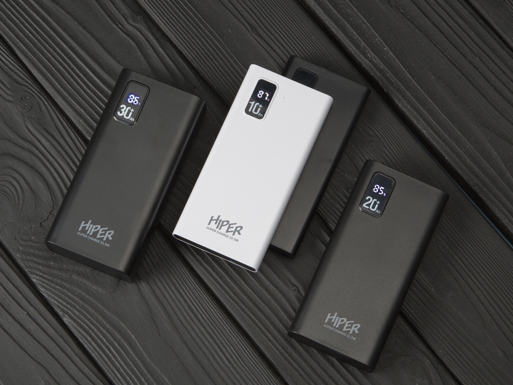 Портативный внешний аккумулятор «FAST», 30000 mAh, белый — изображение 12