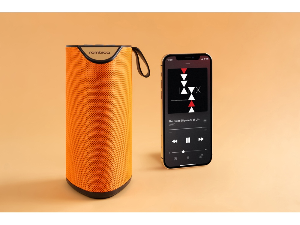 Портативная колонка «Mysound Tetria», оранжевый — изображение 4