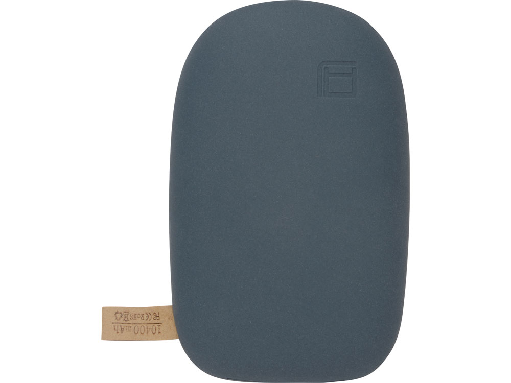 Внешний аккумулятор в форме камня «Stone», 10400 mAh, темно-серый — изображение 4