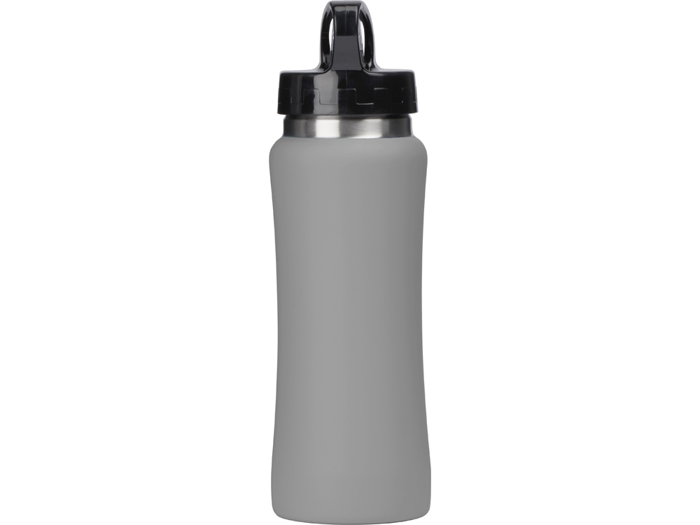 Бутылка для воды «Bottle C1», soft touch, 600 мл, серый — изображение 3