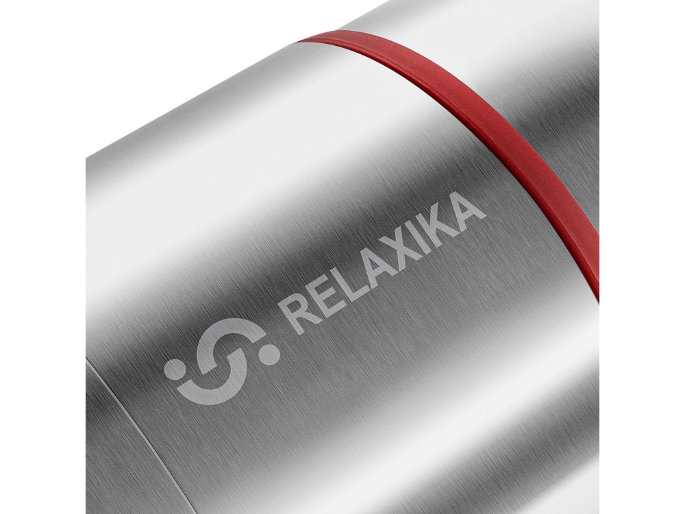 Термос для еды Relaxika «301» в чехле, 500 мл, серебристый — изображение 18