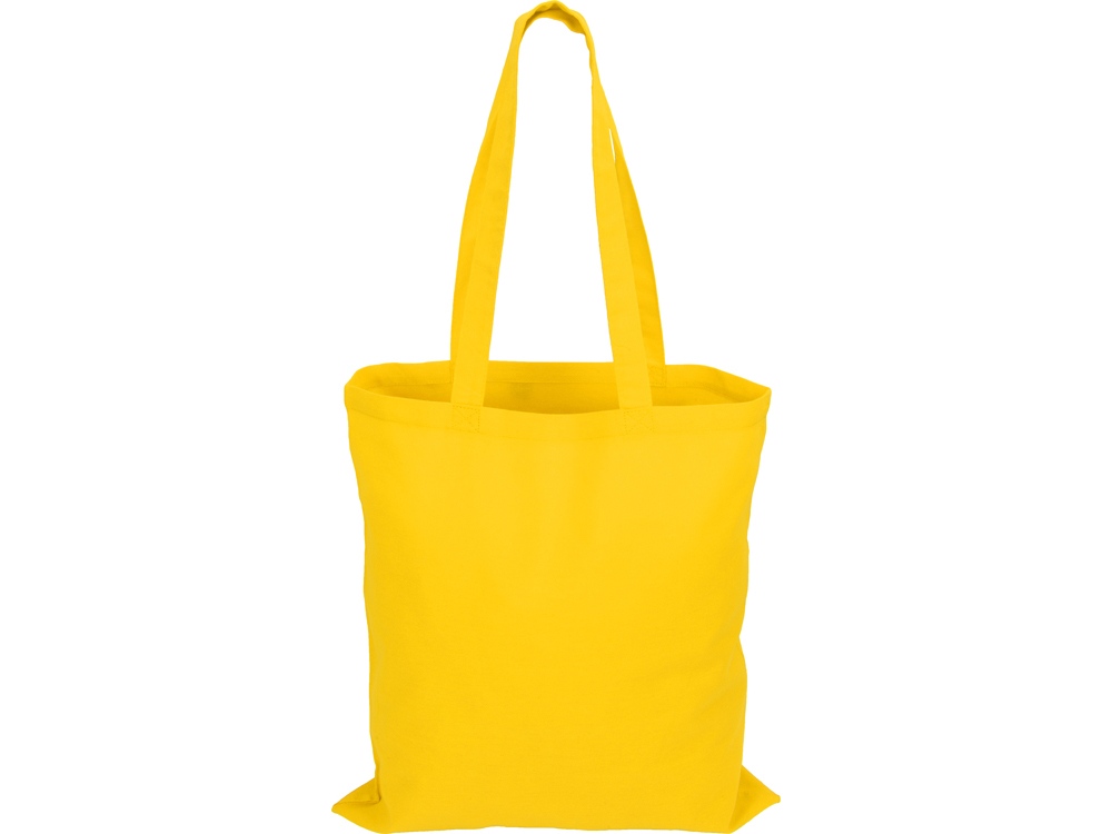 Сумка из хлопка «Carryme 140», 140 г/м2, желтый — изображение 3
