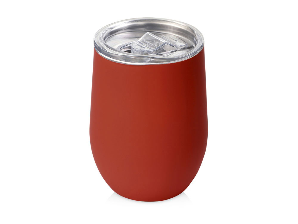Термокружка «Vacuum mug C1», soft touch, 370 мл, красный