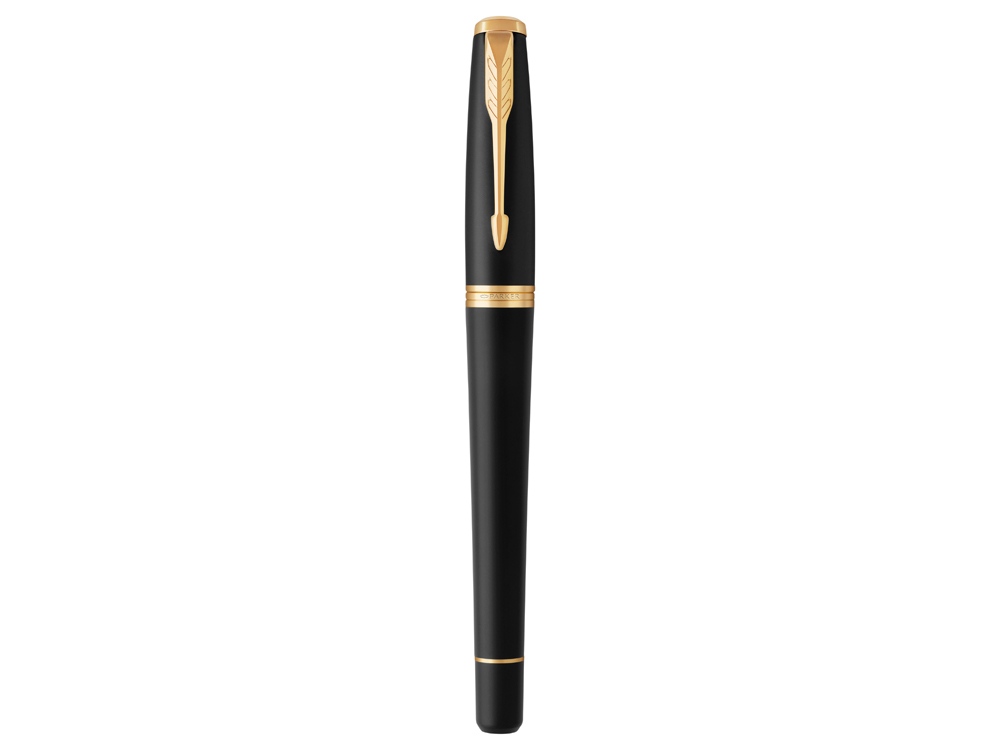 Ручка перьевая Parker «Urban Core Muted Black GT», черный матовый/золотистый — изображение 2