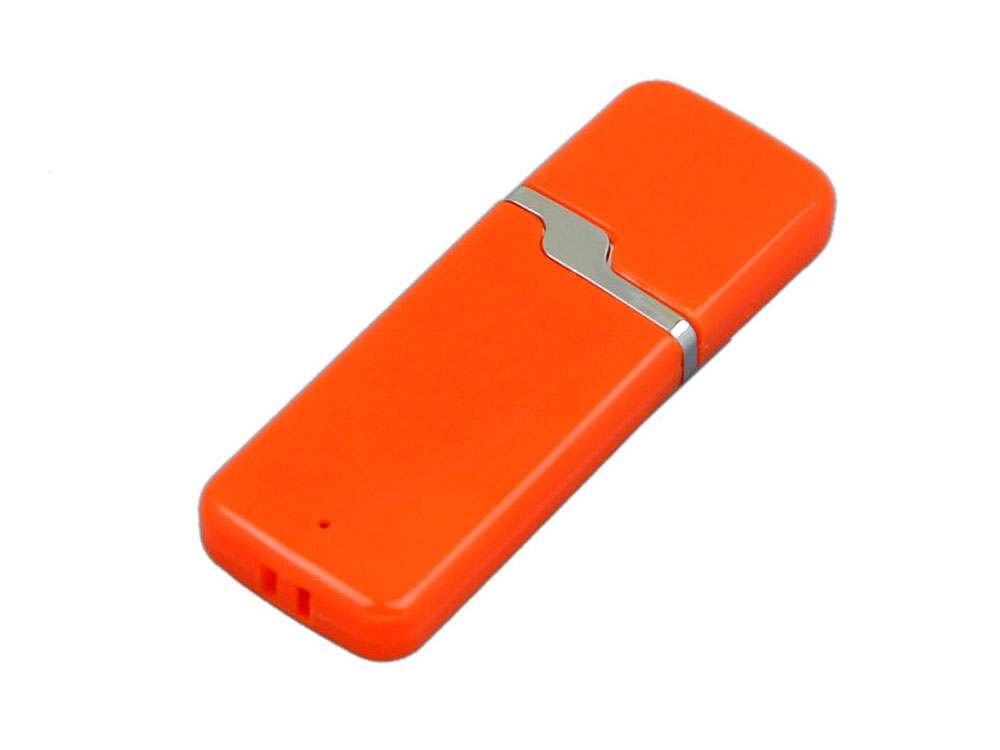 USB 3.0- флешка на 64 Гб с оригинальным колпачком, оранжевый