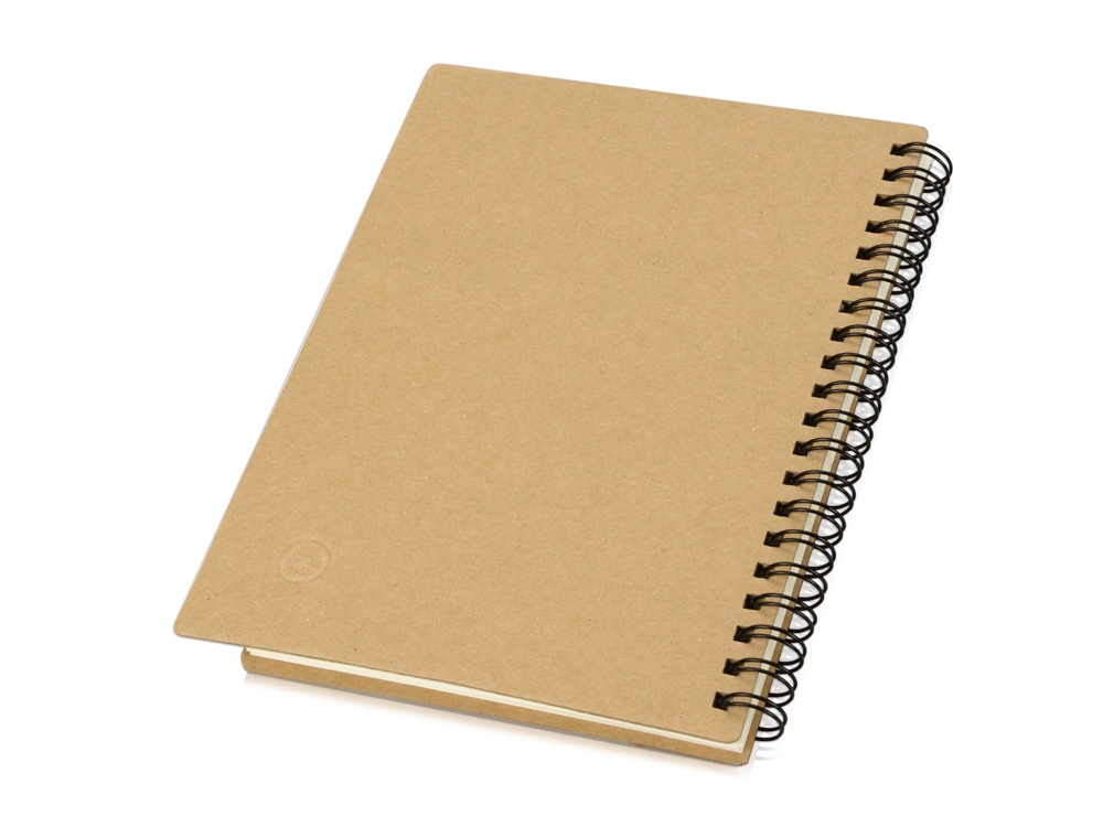 Блокнот «Helly» с ручкой, натуральный/синий — изображение 5
