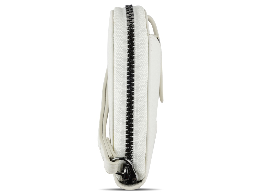 Кошелек женский «Elsa» с ключницей и защитой данных RFID, белый — изображение 5