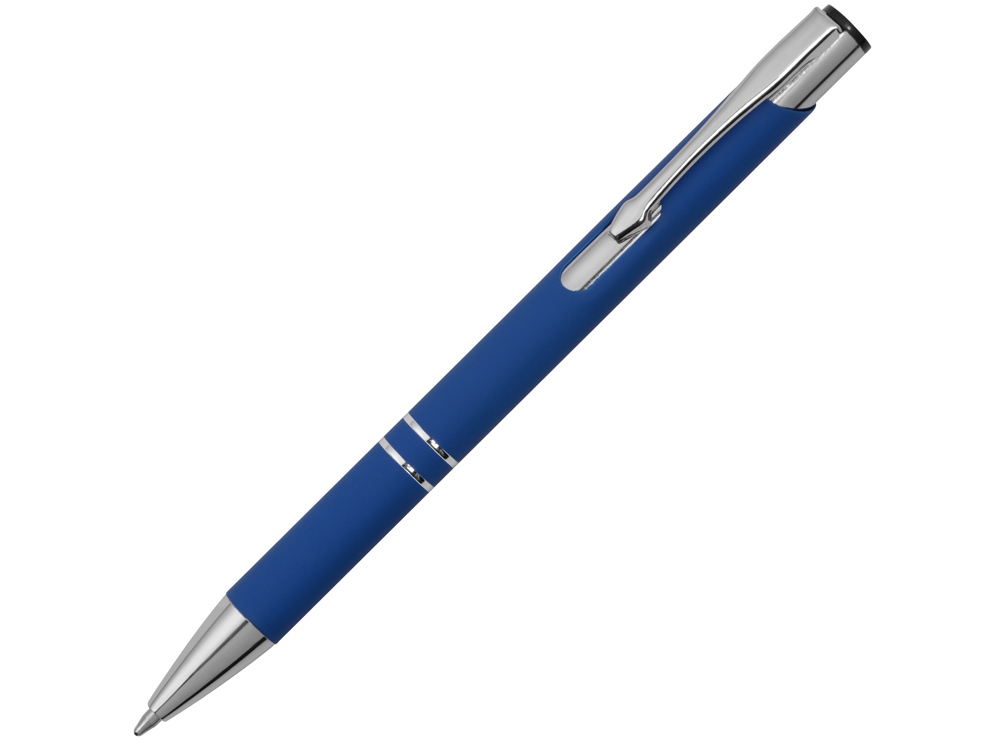 Ручка металлическая шариковая «C1» soft-touch, синий