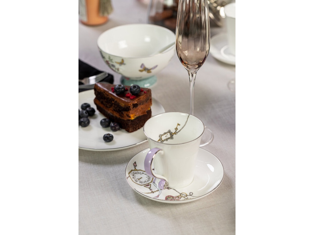 Кружка «CUP ALICE LILAC», белый — изображение 7