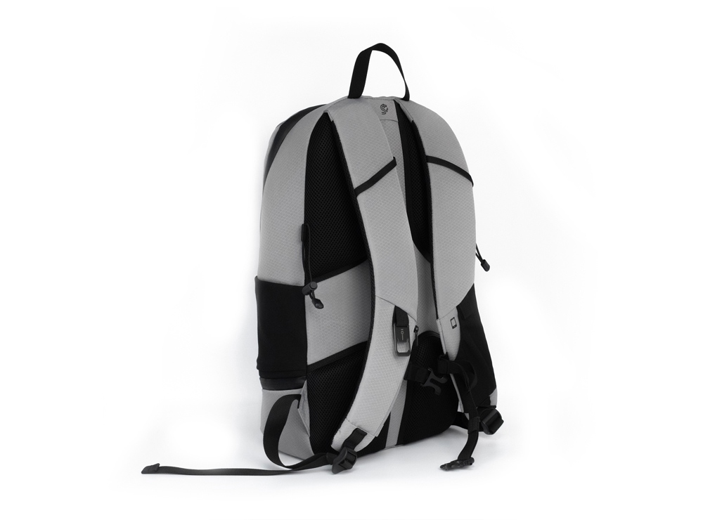 Рюкзак Nomad для ноутбука 15.6'' из водостойкого переработанного пластика с изотермическим отделением, серый — изображение 6