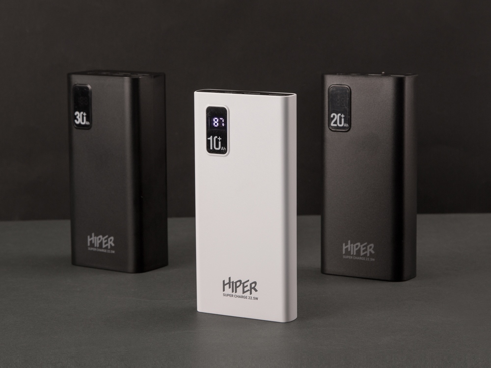 Портативный внешний аккумулятор «FAST», 30000 mAh, черный — изображение 11