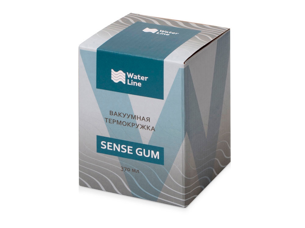 Вакуумная термокружка «Sense Gum», непротекаемая крышка, soft-touch, черный — изображение 7