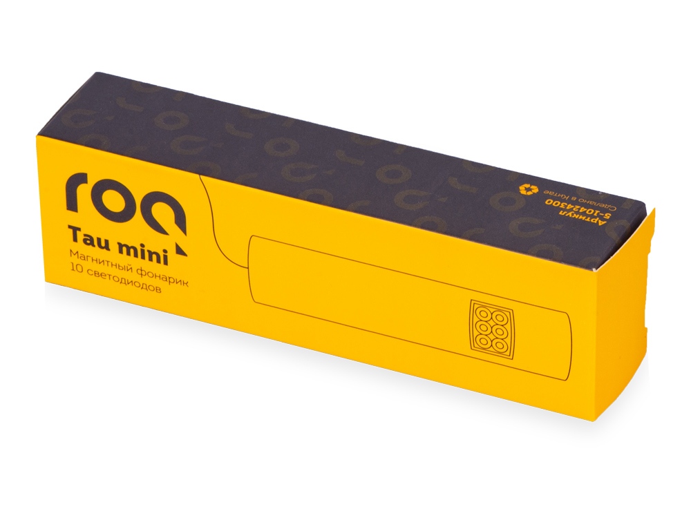 Магнитный фонарик «Tau mini», 10 диодов, черный — изображение 7
