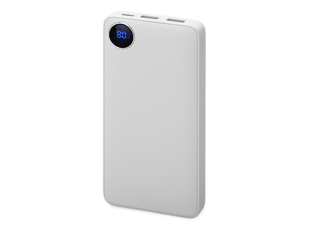 Внешний аккумулятор «Mild», soft-touch, 10 000 mAh, белый