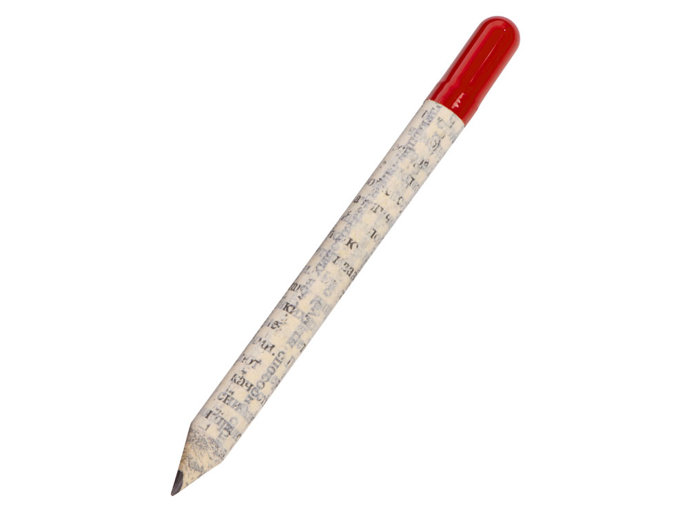 «Растущий карандаш» mini с семенами паприки, серый/красный
