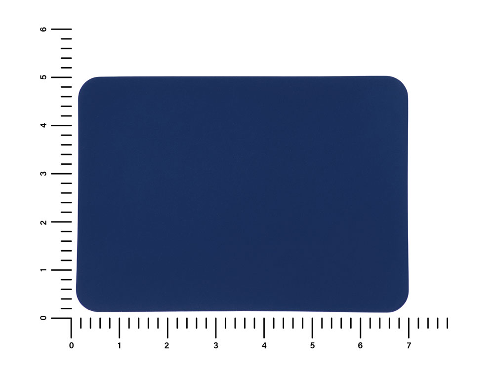 Патч «Прямоугольный», soft-touch, синий — изображение 2