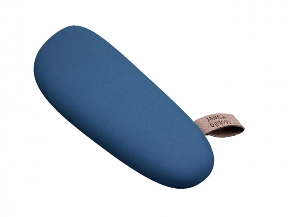 Внешний аккумулятор в форме камня «Stone», 2600 mAh, темно-синий — изображение 2
