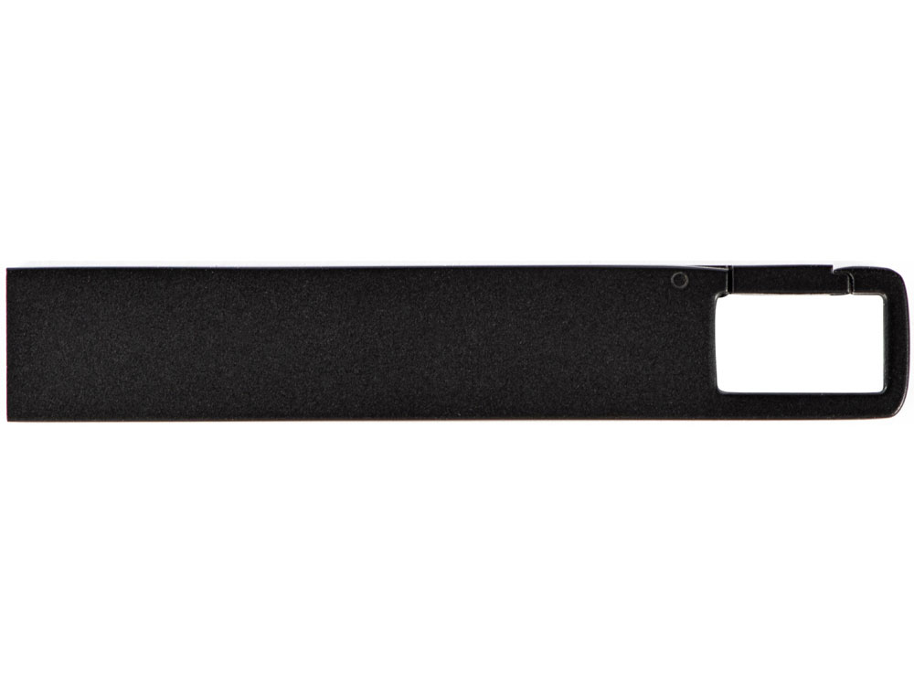 USB 2.0- флешка на 32 Гб c подсветкой логотипа «Hook LED», темно-серый, красная подсветка — изображение 3