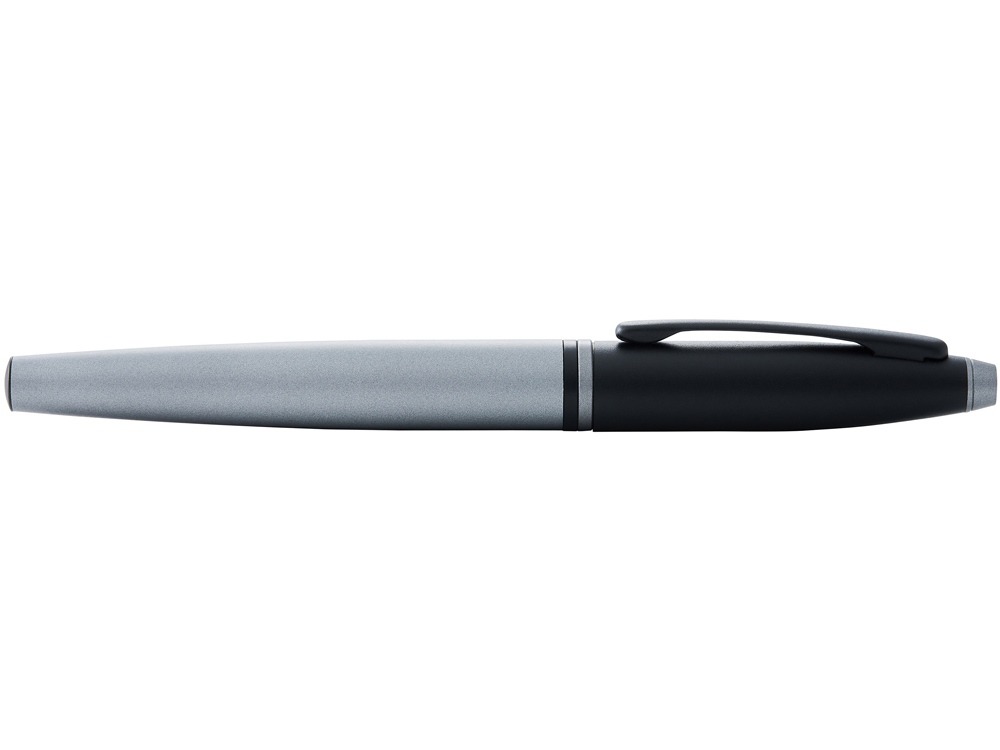 Ручка перьевая «Calais Matte Gray and Black Lacquer», перо F, серый/черный — изображение 4