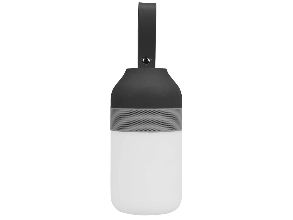Беспроводная колонка «Lantern» со встроенным светильником, IPX4, черный/серебристый/белый — изображение 3