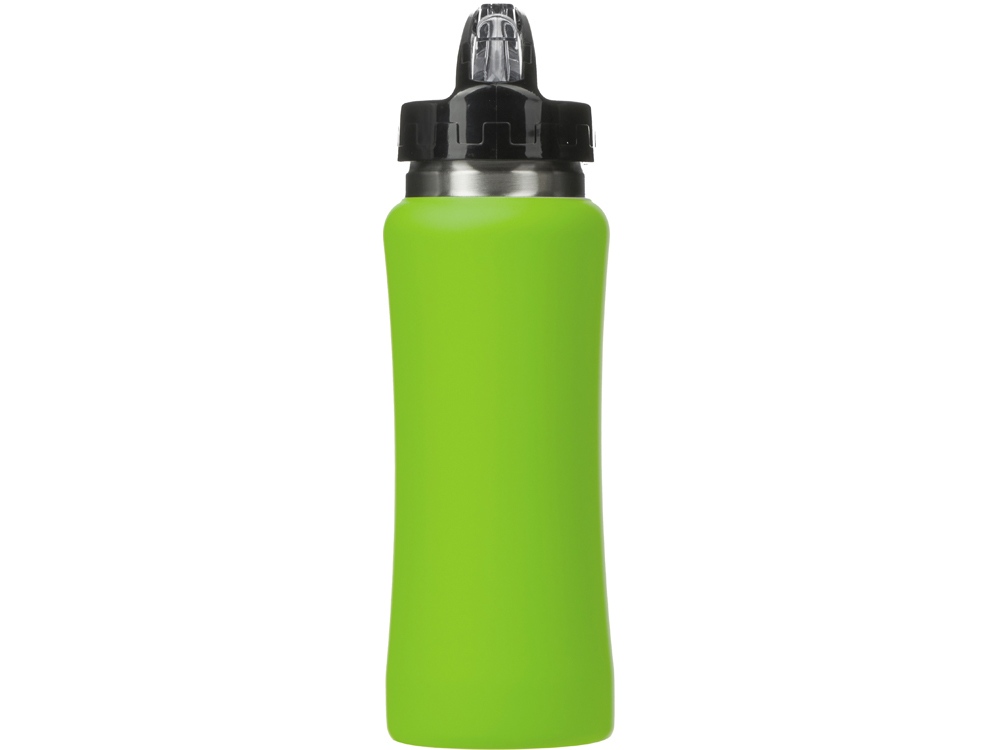 Бутылка для воды «Bottle C1», soft touch, 600 мл, зеленое яблоко — изображение 4