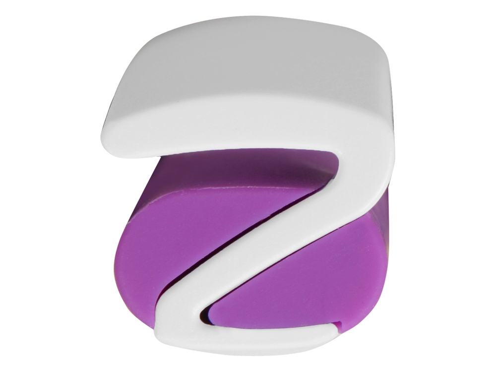 Ручка пластиковая soft-touch шариковая «Zorro», фиолетовый/белый — изображение 6