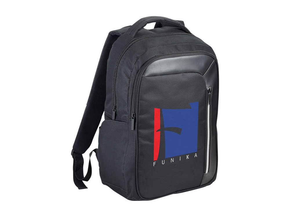 Рюкзак «Ravy» для ноутбука 15.6" с защитой RFID, черный — изображение 11