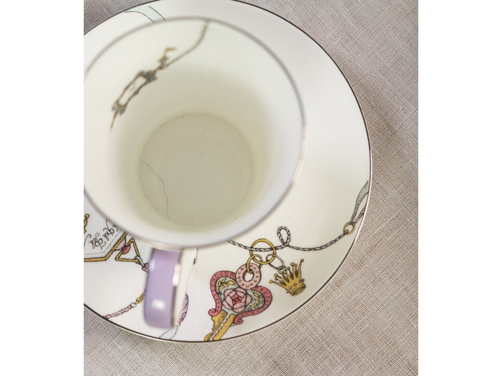 Кружка «CUP ALICE LILAC», белый — изображение 8
