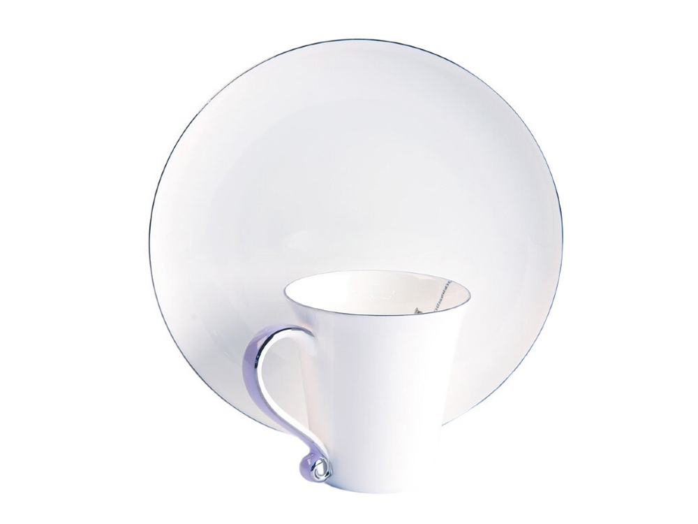 Кружка «CUP ALICE LILAC», белый — изображение 3