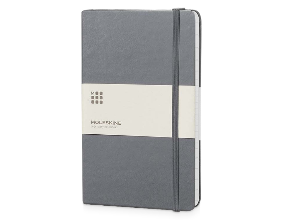 Записная книжка А5 (Large) Classic (в линейку), серый