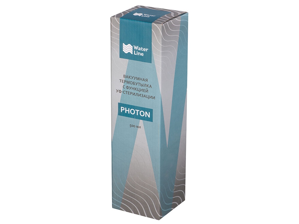 Вакуумная термобутылка с УФ-стерилизацией «Photon», 500 мл, черный — изображение 10