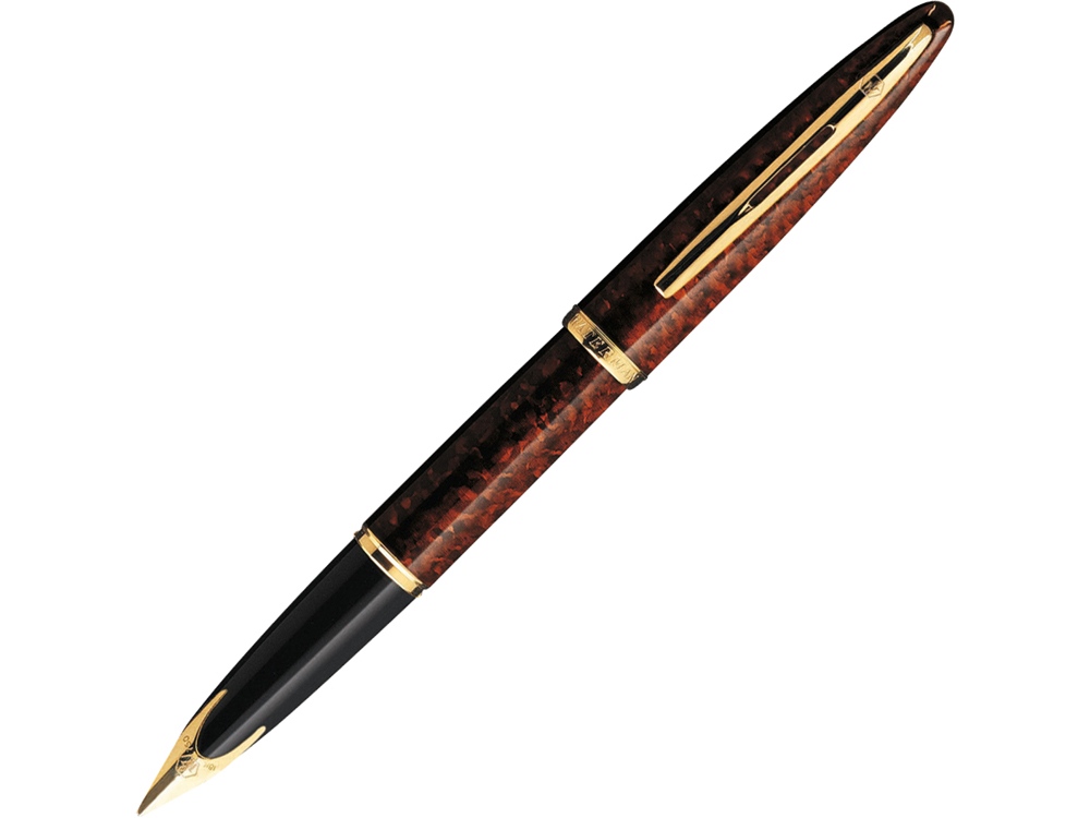 Ручка перьевая «Carene Amber GT F», красный, черный