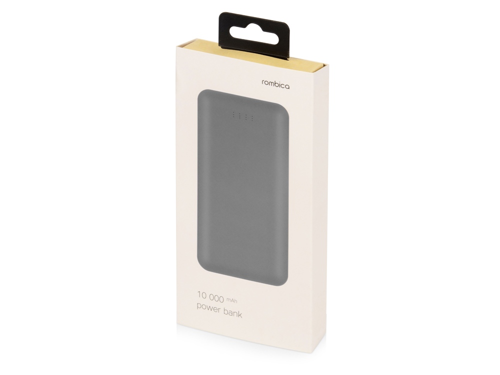 Внешний аккумулятор «NEO PB100», soft touch, 10000 mAh, серый — изображение 8