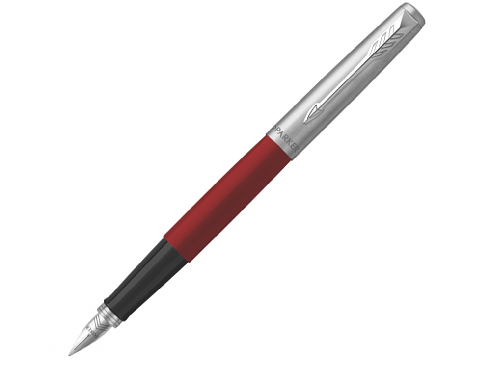 Ручка перьевая Parker Jotter Originals, M, красный, серебристый